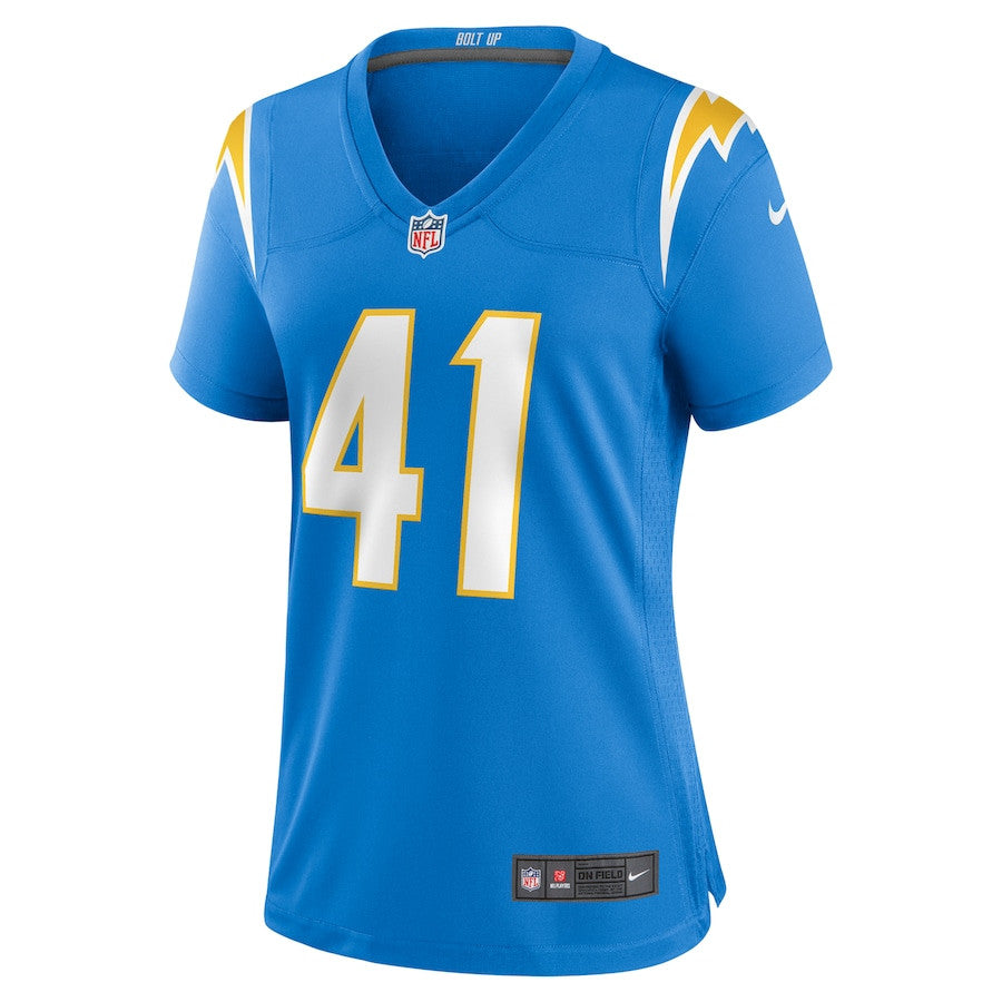 Thomas Harper 41 Los Angeles Chargers Game Jersey – Powder Blue JS4931