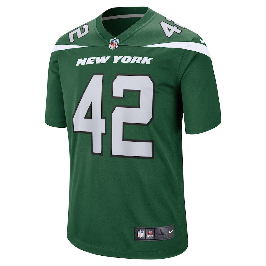 Thomas Hennessy 42 New York Jets Game Jersey – Gotham Green JS4102
