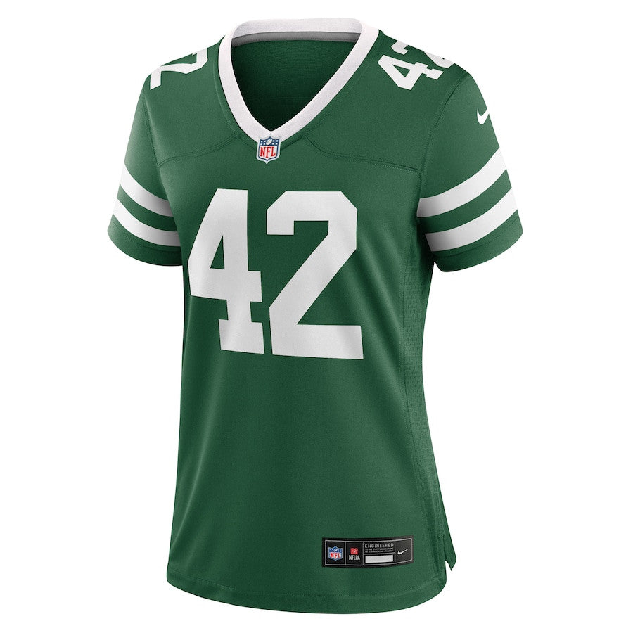 Thomas Hennessy 42 New York Jets Team Game Jersey – Legacy Green JS4838