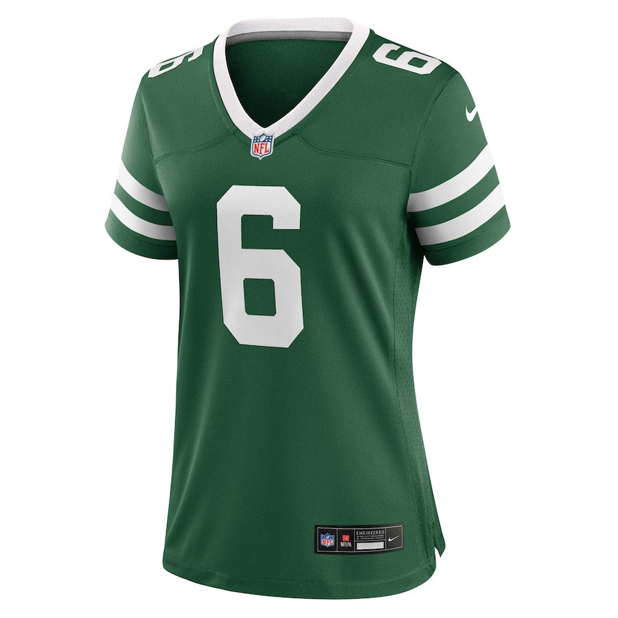 Thomas Morstead 6 New York Jets Team Game Jersey – Legacy Green JS8167