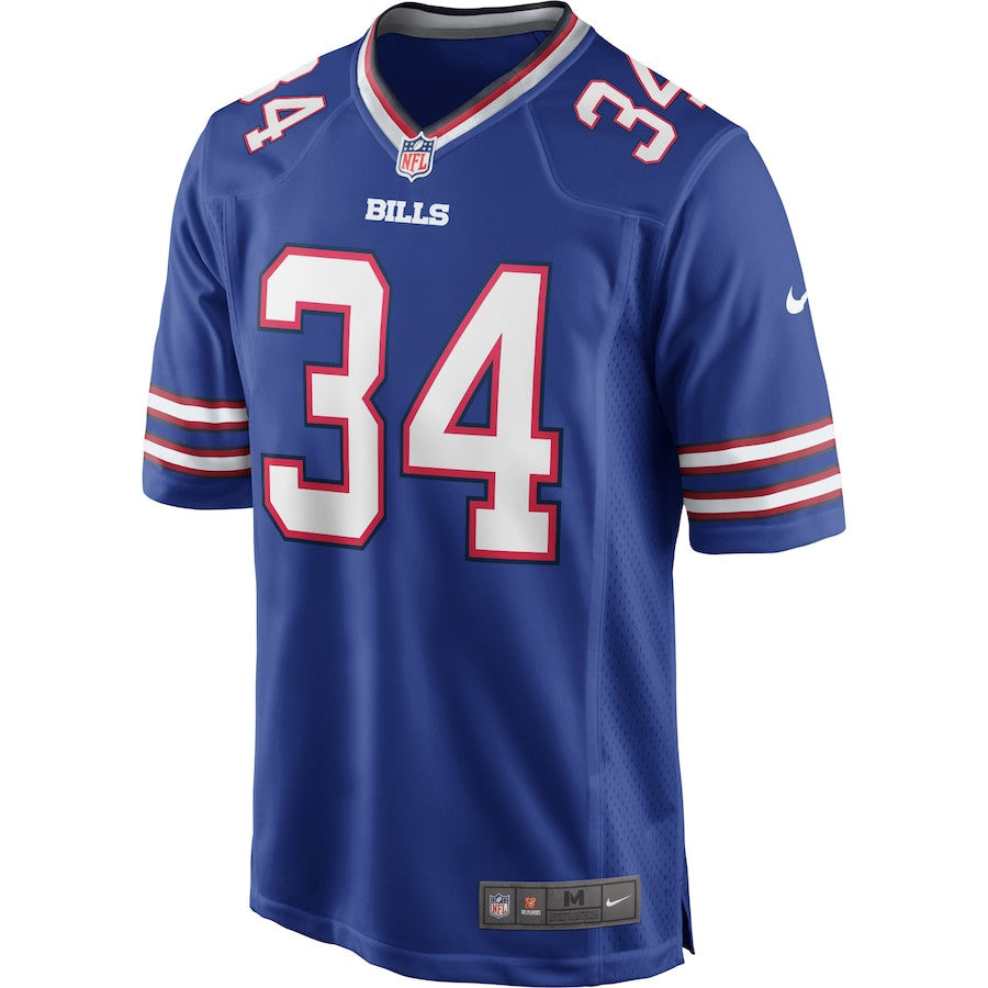 Thurman Thomas 34 Buffalo Bills Game Retired Jersey – Royal JS3326