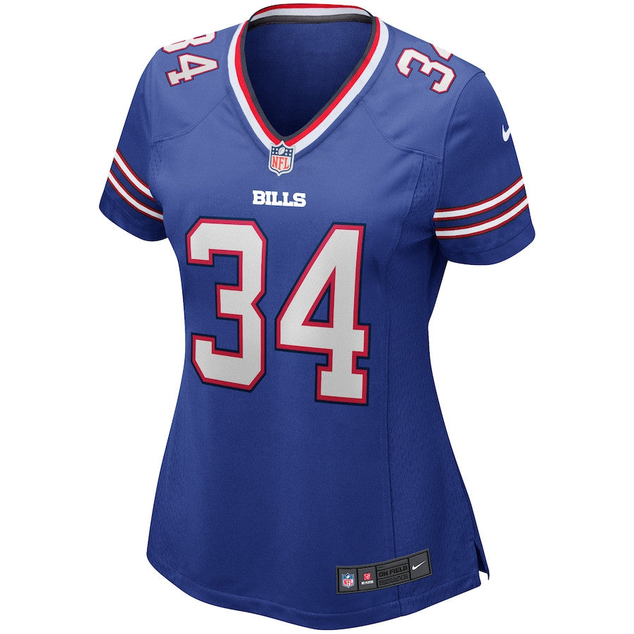 Thurman Thomas 34 Buffalo Bills Game Retired Jersey – Royal JS3168