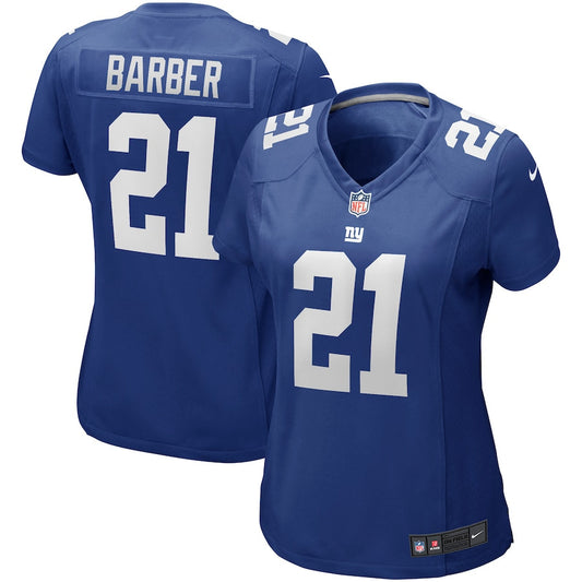 Tiki Barber 21 New York Giants Game Retired Jersey – Royal JS2050