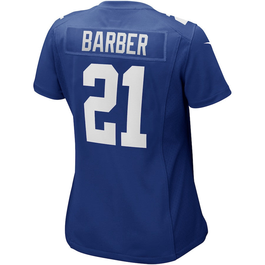 Tiki Barber 21 New York Giants Game Retired Jersey – Royal JS2050
