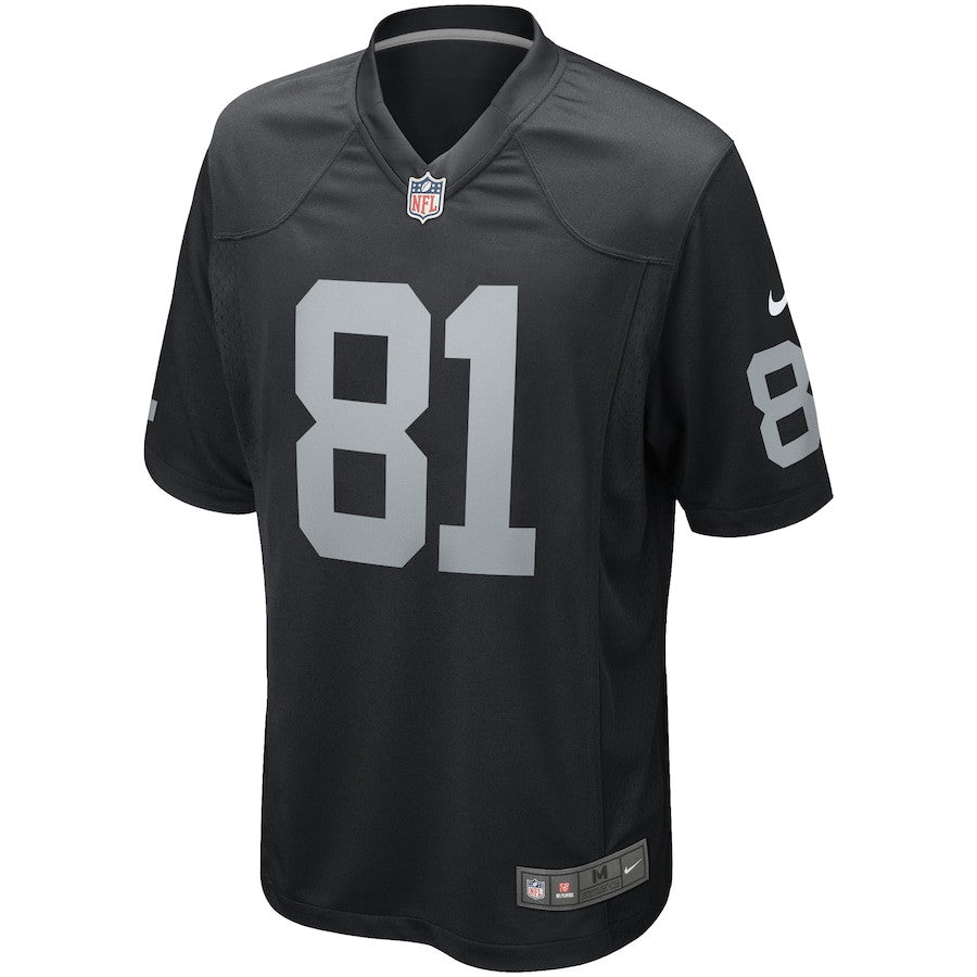 Tim Brown 81 Las Vegas Raiders Game Retired Jersey – Black JS6579