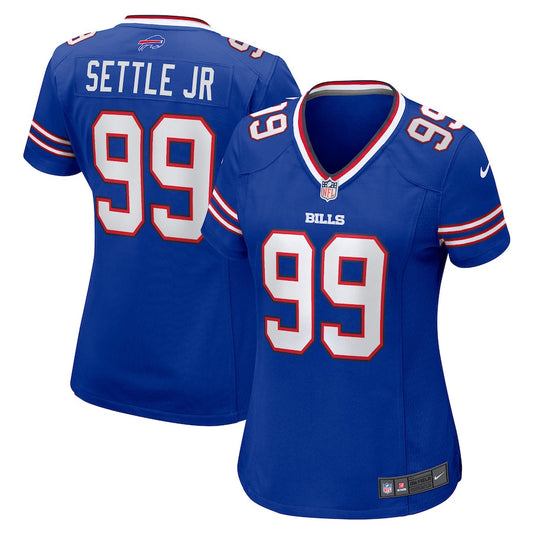 Tim Settle 99 Buffalo Bills Game Jersey – Royal JS9932
