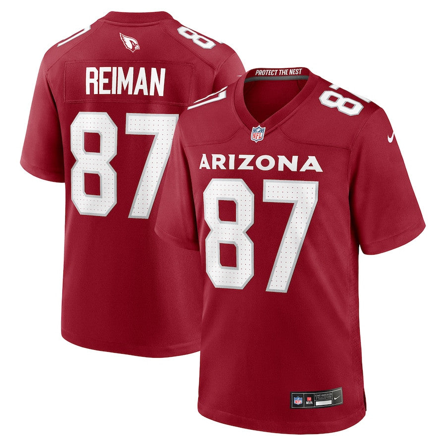 Tip Reiman 87 Arizona Cardinals Team Game Jersey – Cardinal JS2647