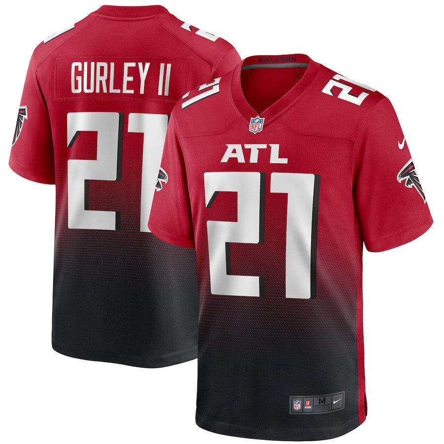 Todd Gurley II 21 Atlanta Falcons 2nd Alternate Game Jersey – Red JS1684