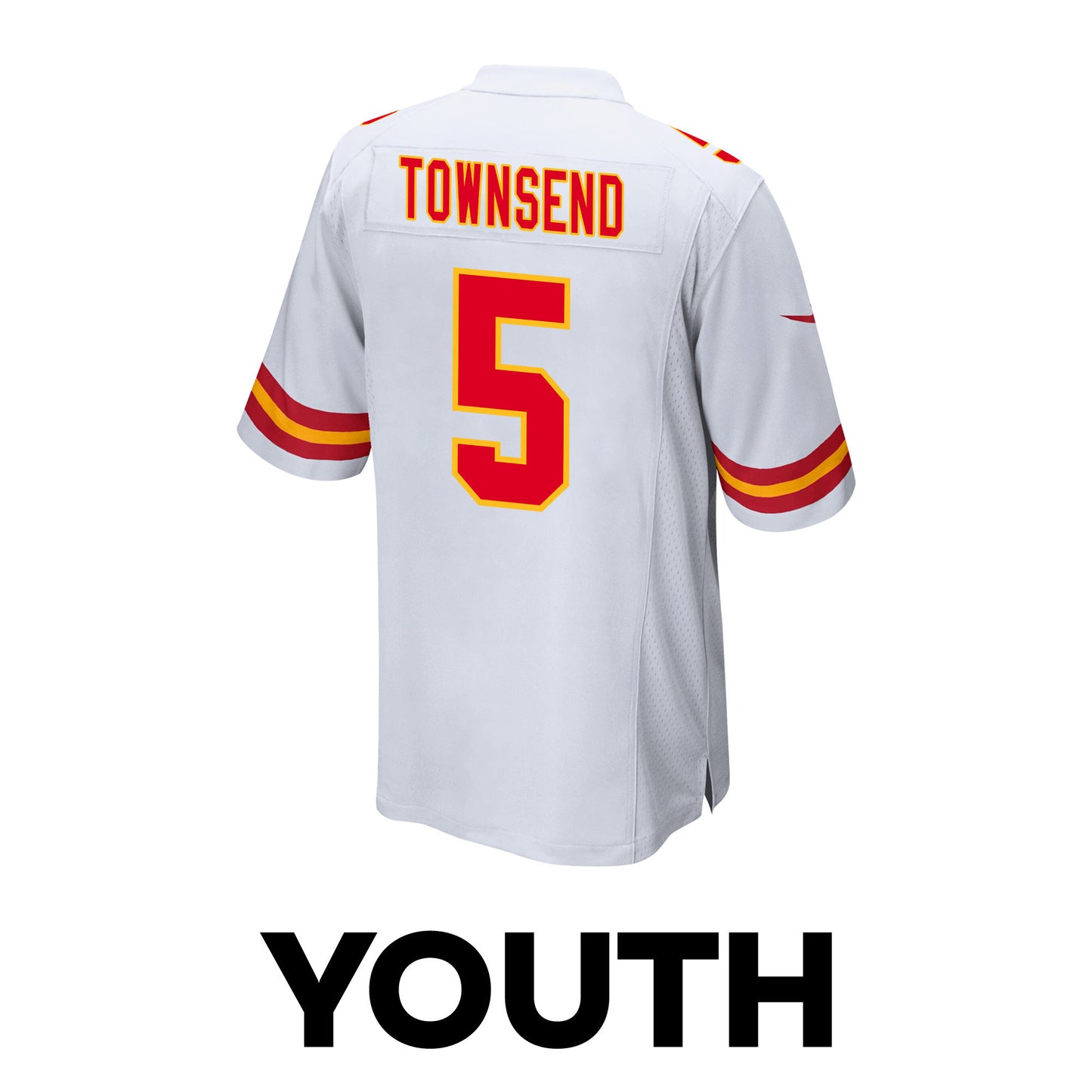 Tommy Townsend 5 Kansas City Chiefs Super Bowl LVIII Champions 4X Game Jersey – White JS2859