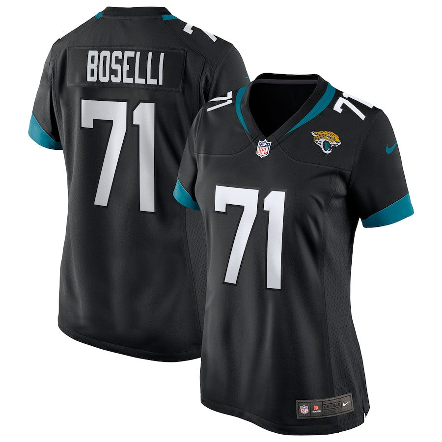 Tony Boselli 71 Jacksonville Jaguars Game Retired Jersey – Black JS5807