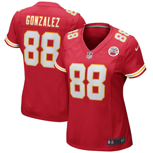 Tony Gonzalez 88 Kansas City Chiefs Game Retired Jersey – Red JS9397