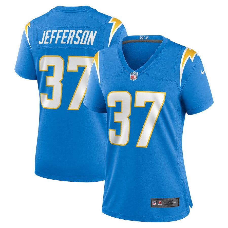 Tony Jefferson 37 Los Angeles Chargers Game Jersey – Powder Blue JS3268