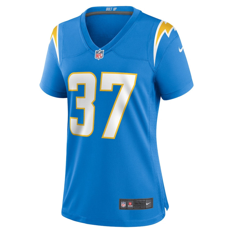 Tony Jefferson 37 Los Angeles Chargers Game Jersey – Powder Blue JS3268