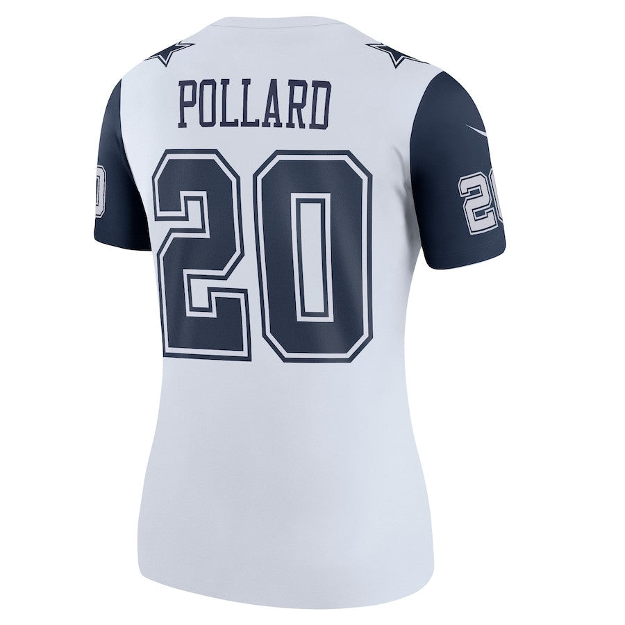 Tony Pollard 20 Dallas Cowboys Alternate Legend Jersey – White JS7720