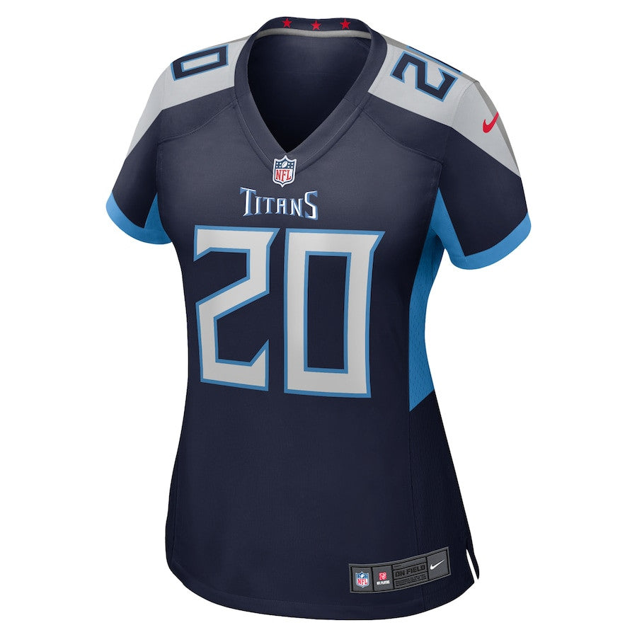 Tony Pollard 20 Tennessee Titans Game Jersey – Navy JS7819