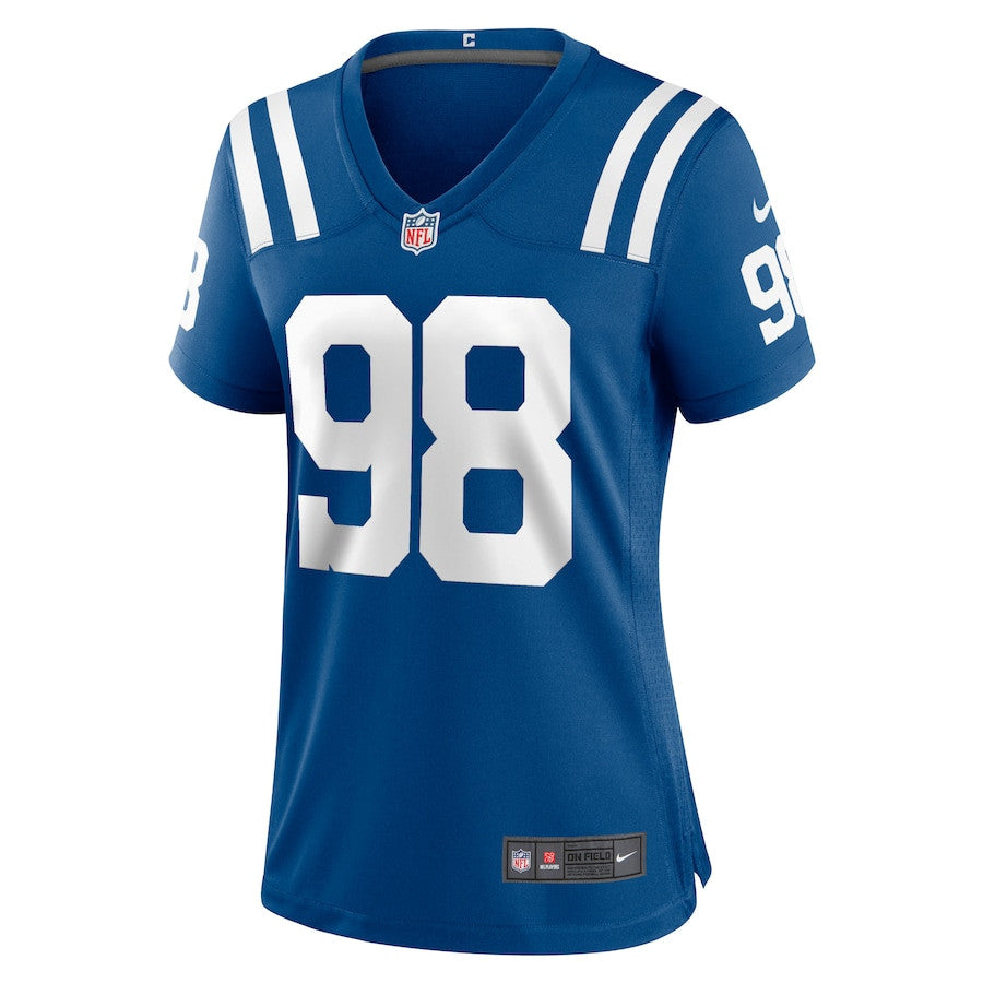 Tony Siragusa 98 Indianapolis Colts Game Retired Player Jersey – Royal JS1225