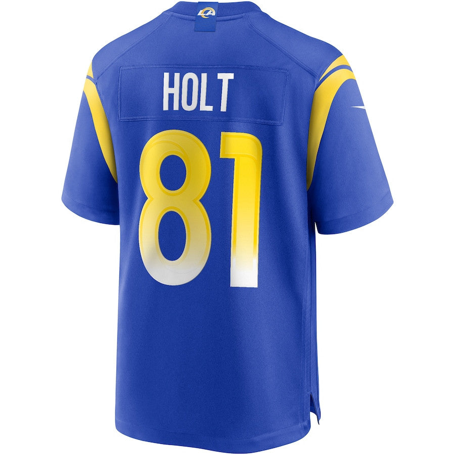 Torry Holt 81 Los Angeles Rams Game Retired Jersey – Royal JS6156