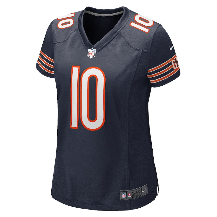 Trace McSorley 10 Chicago Bears Team Game Jersey – Navy JS4026