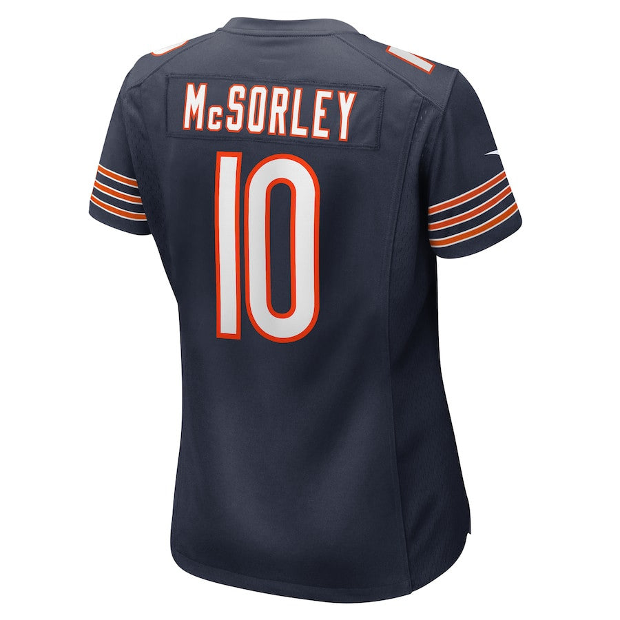 Trace McSorley 10 Chicago Bears Team Game Jersey – Navy JS4026