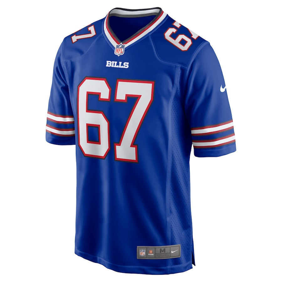 Travis Clayton 67 Buffalo Bills Game Jersey – Royal JS5472