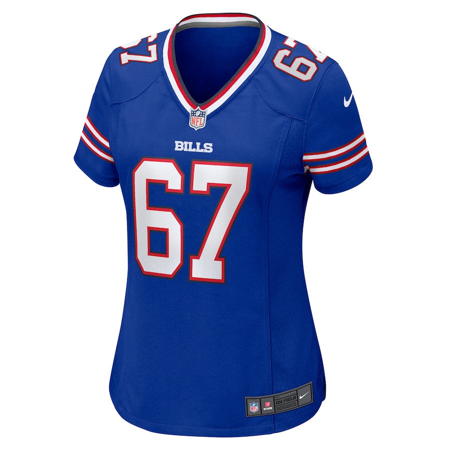 Travis Clayton 67 Buffalo Bills Game Jersey – Royal JS1466