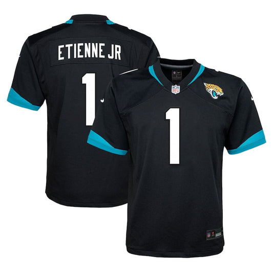 Travis Etienne 1 Jacksonville Jaguars Alternate Player Game Jersey – Black JS1508