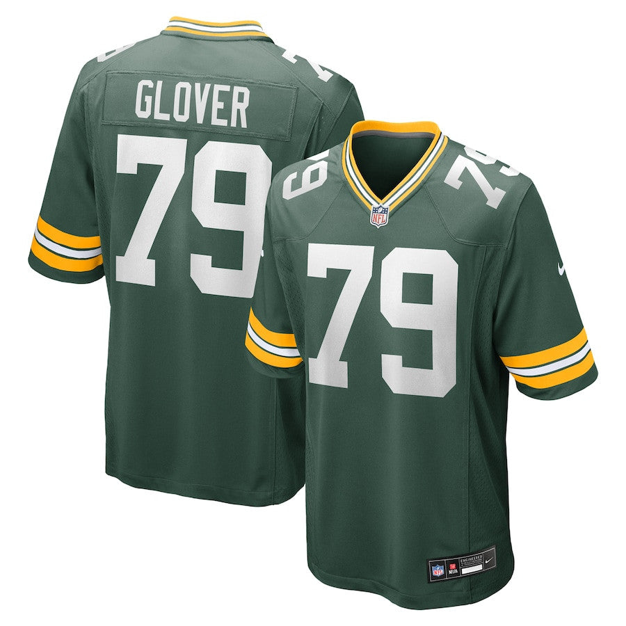 Travis Glover 79 Green Bay Packers Game Jersey – Green JS8781