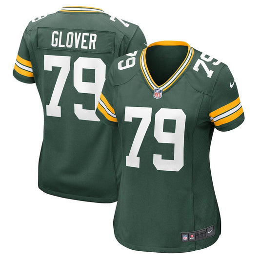Travis Glover 79 Green Bay Packers Game Jersey – Green JS2249