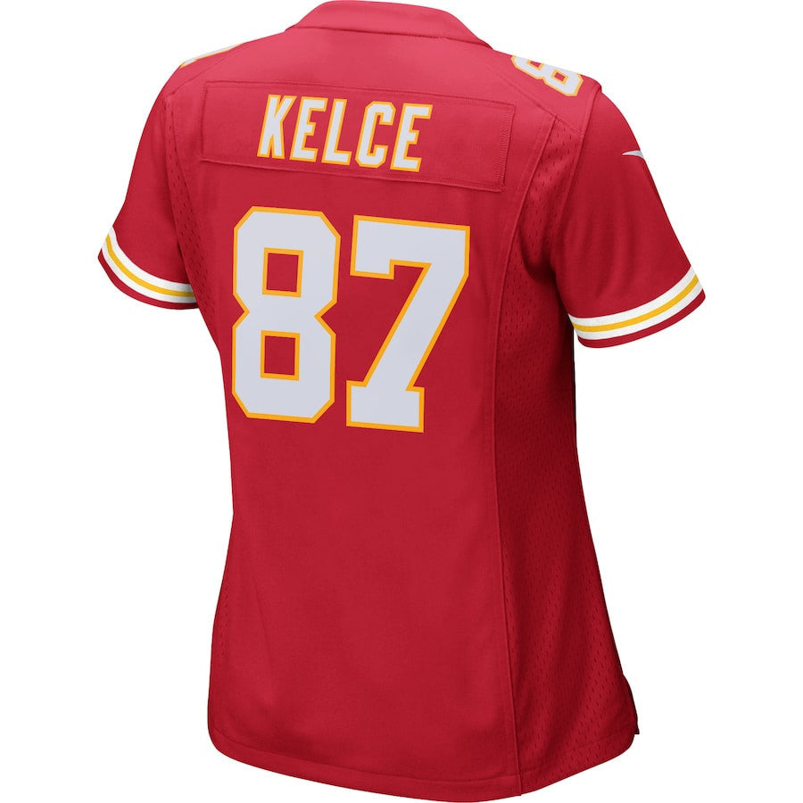 Travis Kelce #87 Kansas City Chiefs Super Bowl LIX Jersey – Red JS6125