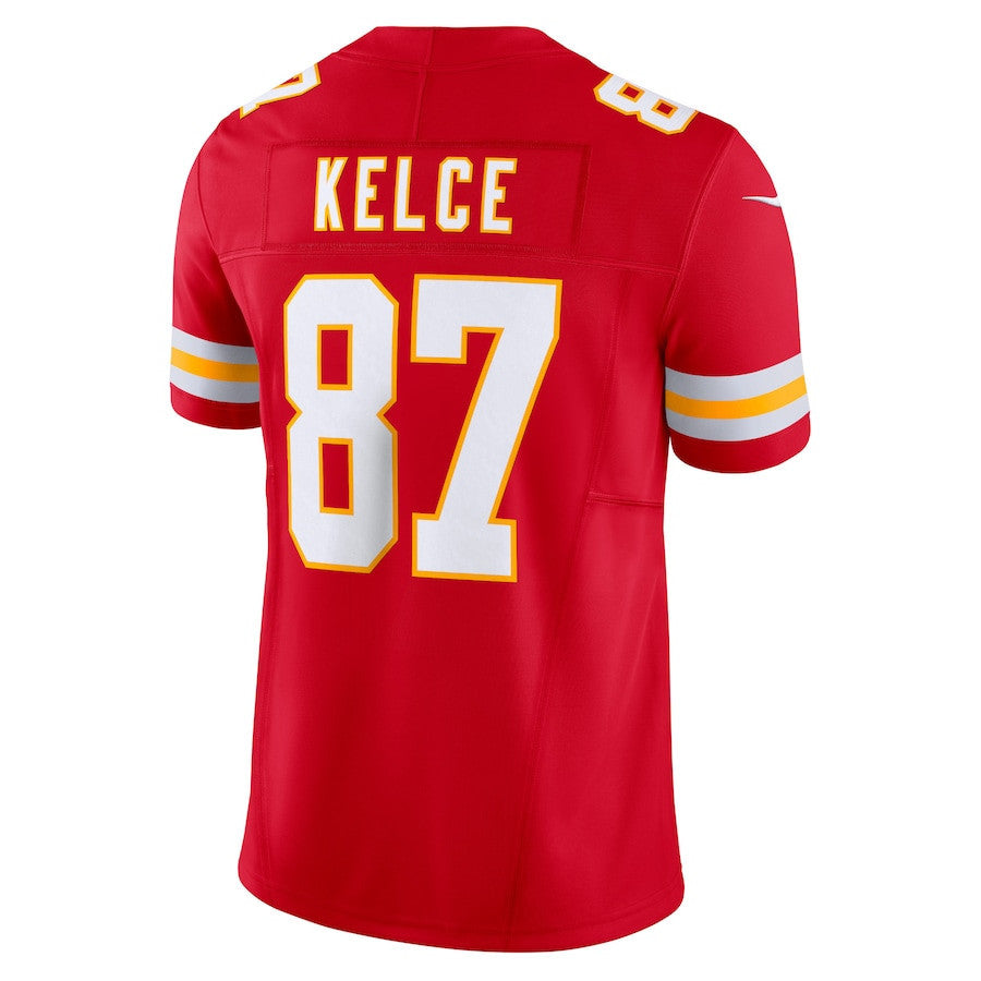 Travis Kelce #87 Kansas City Chiefs Super Bowl LIX Jersey – Red JS1989