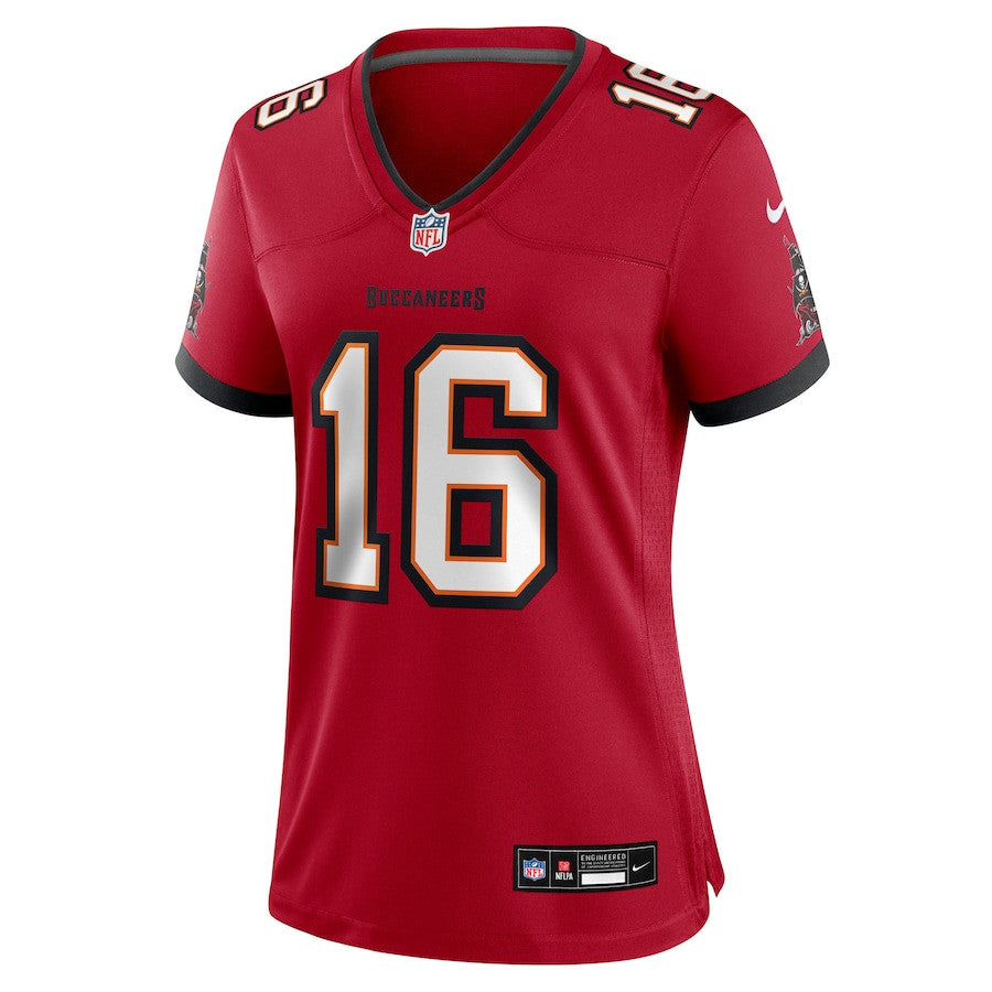 Trenton Gill 16 Tampa Bay Buccaneers Team Game Jersey – Red JS5353