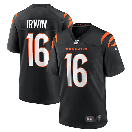 Trenton Irwin 16 Cincinnati Bengals Game Jersey – Black JS1159
