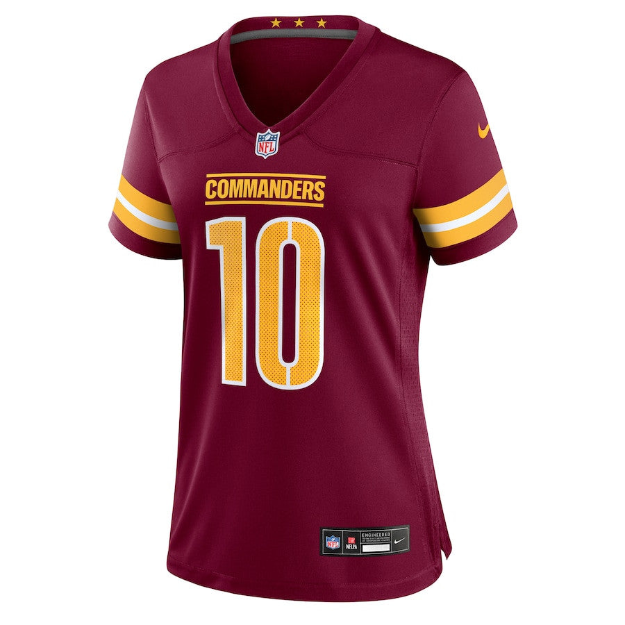 Tress Way 10 Washington Commanders Game Jersey – Burgundy JS5558