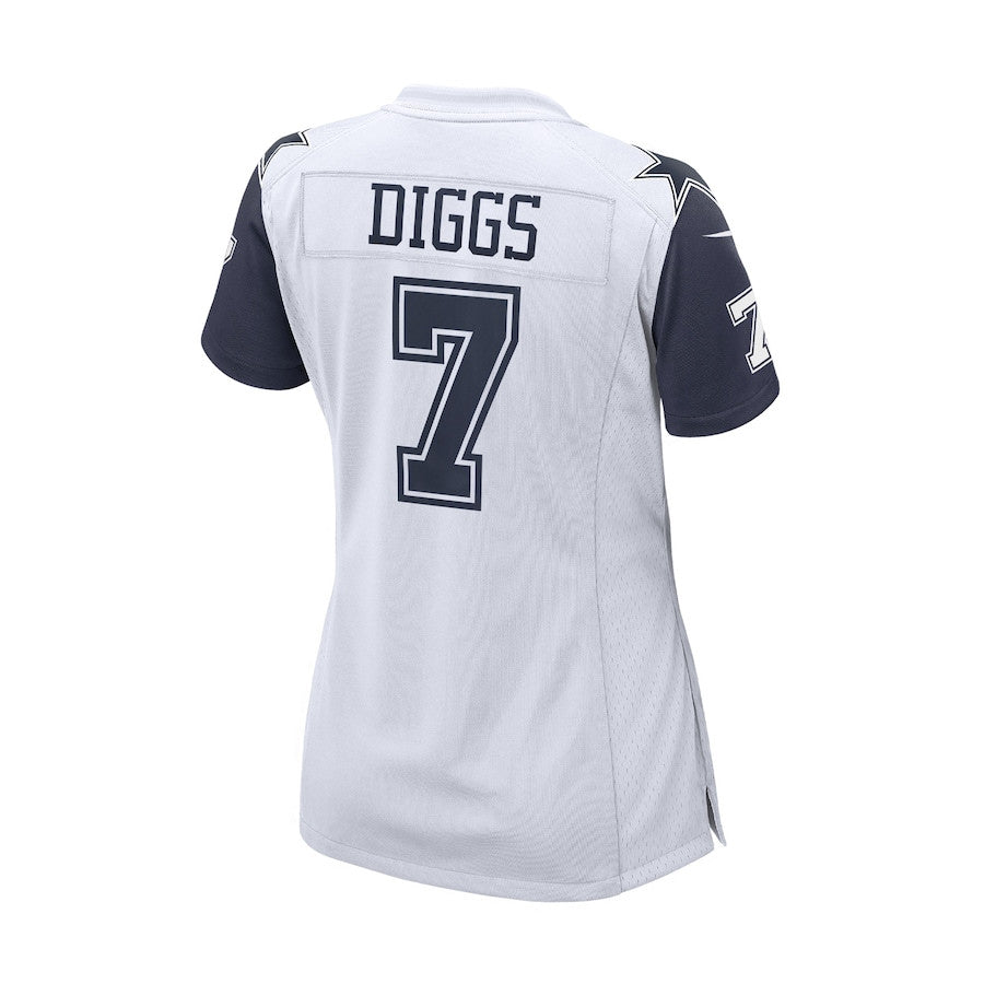 Trevon Diggs 7 Dallas Cowboys Team Game Jersey – White JS3586