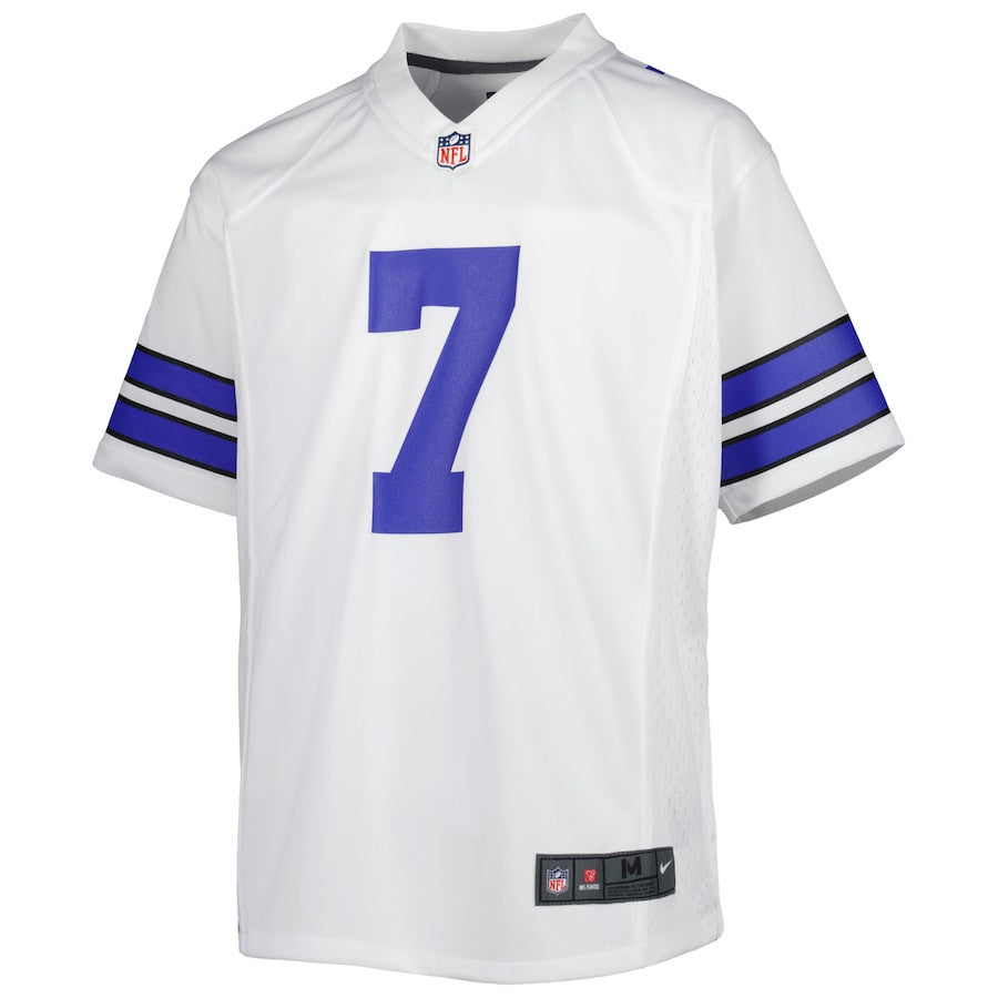 Trevon Diggs 7 Dallas Cowboys Game Jersey – White JS9709