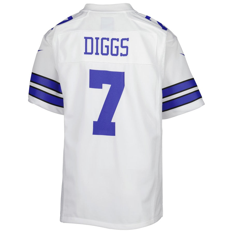 Trevon Diggs 7 Dallas Cowboys Game Jersey – White JS9709