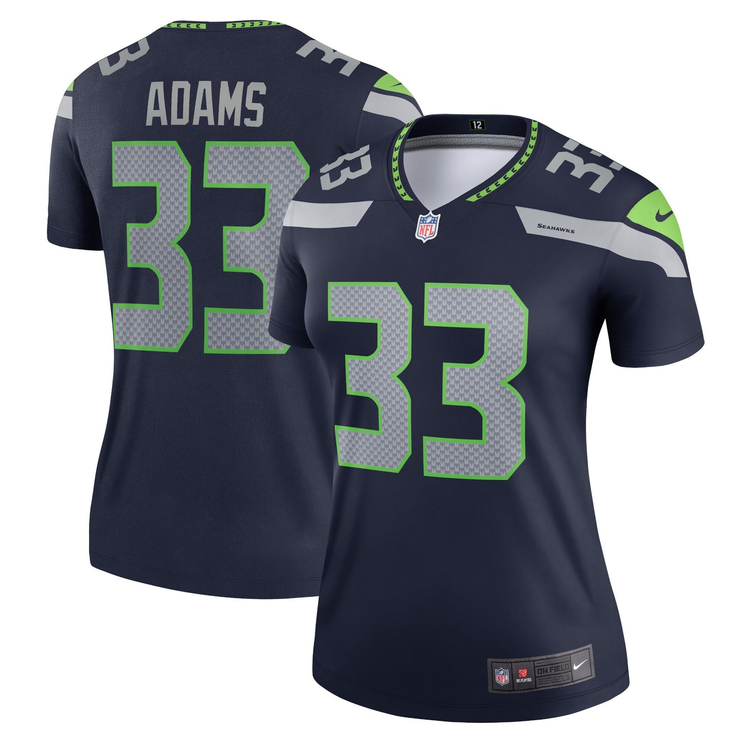 Seattle Seahawksamal Adams Navy Legend Player Performance Top JS3201 Jersey