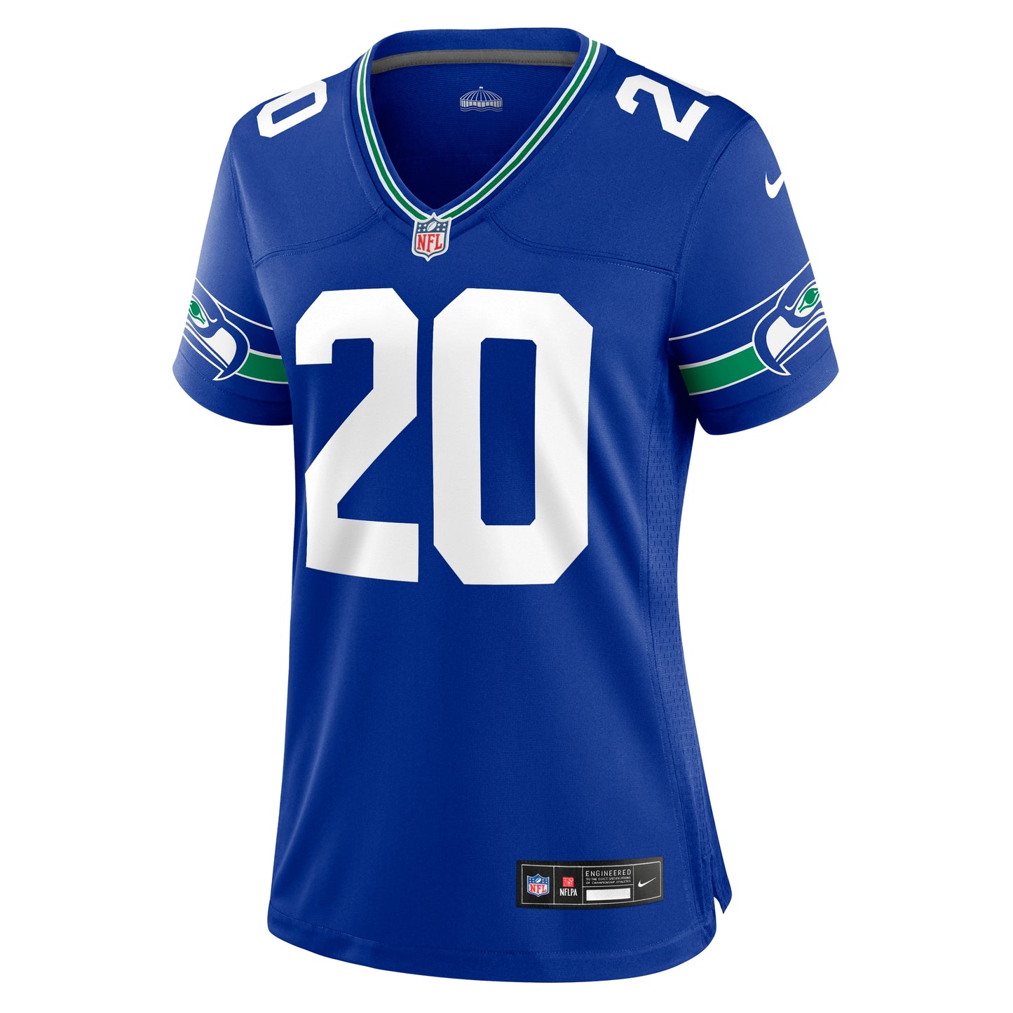 Seattle Seahawks Julian Love Royal Throwback Player Game Jersey JS6520