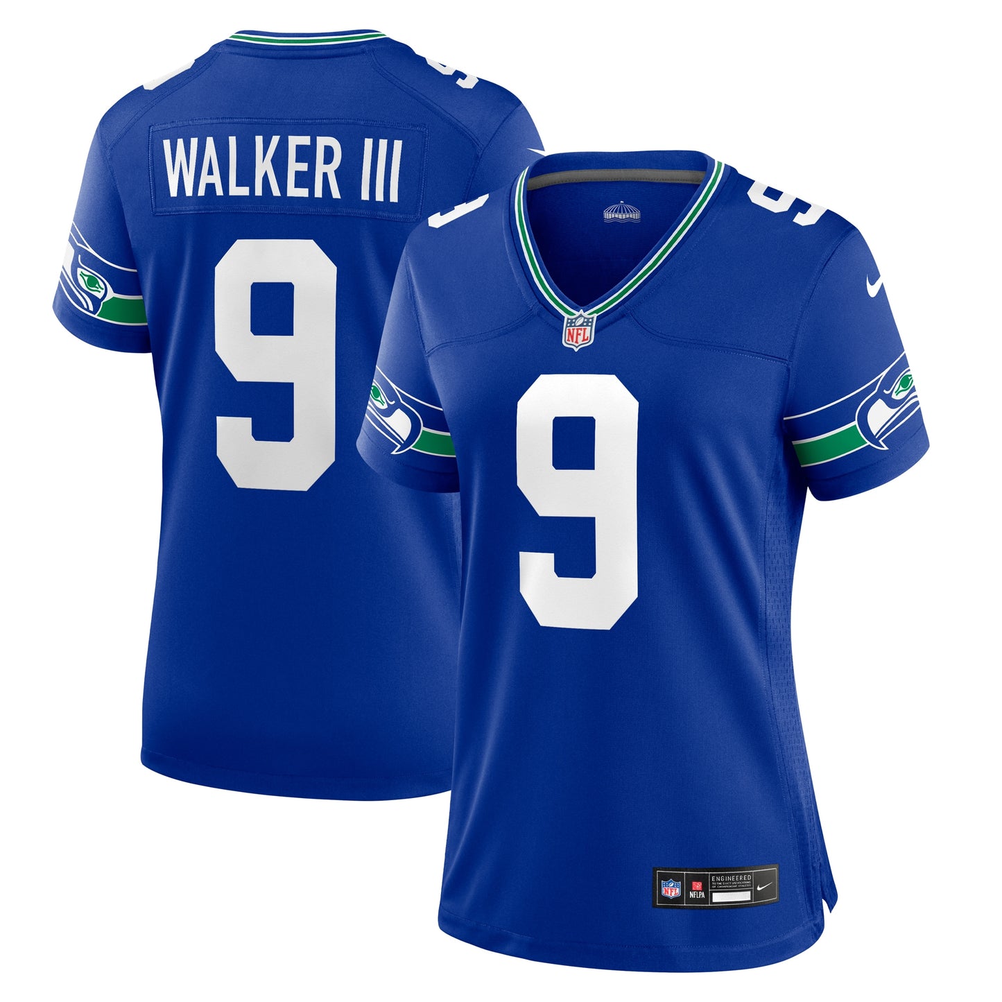Seattle Seahawks Kenneth Walker III Royal Player Jersey JS1621