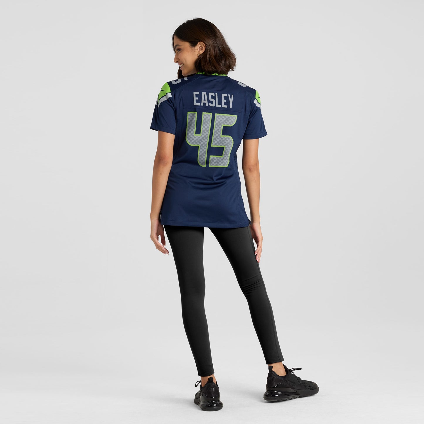 Seattle Seahawks Kenny Easley College Navy Game Retired Player Jersey JS3615