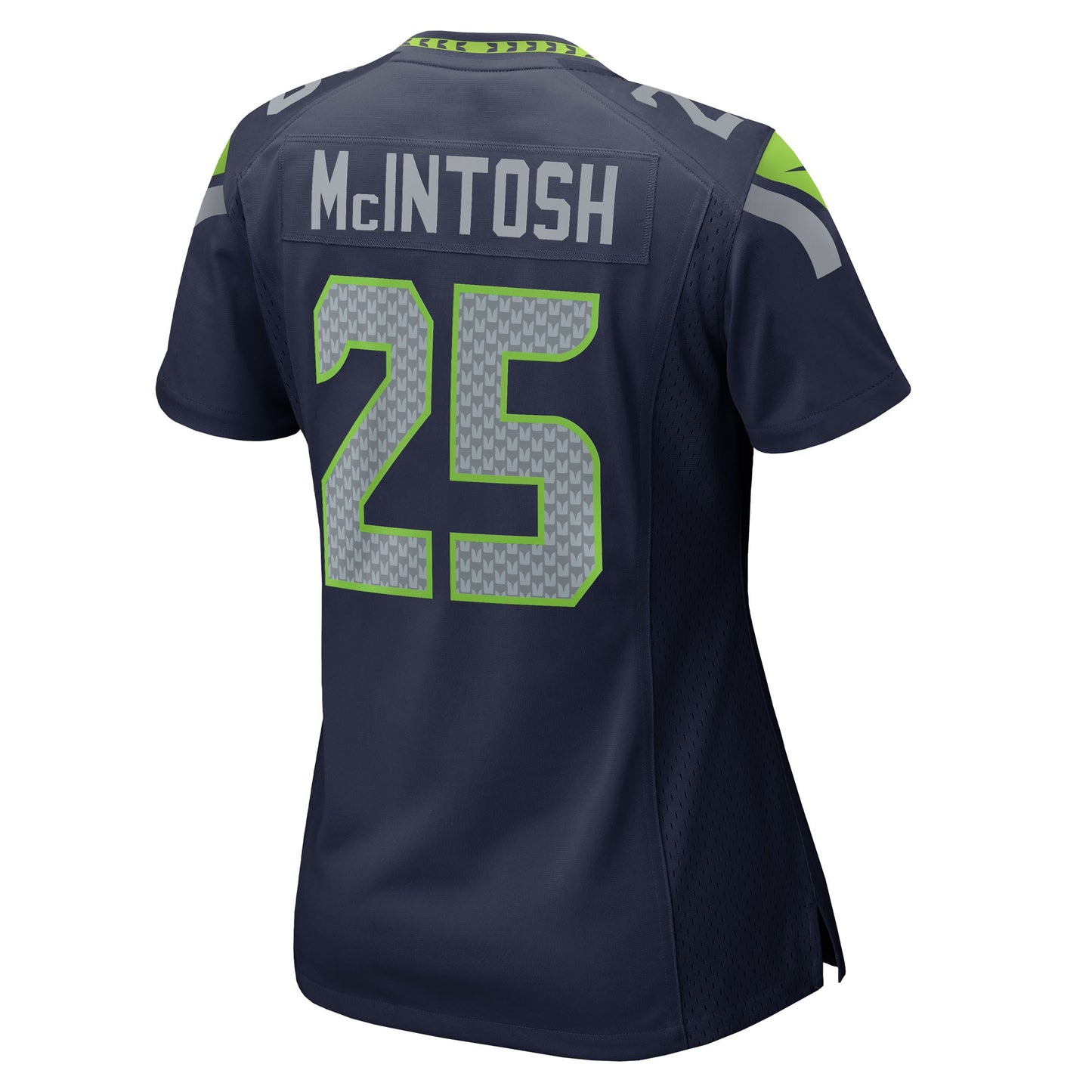 Seattle Seahawks Kenny McIntosh College Navy Team Game Jersey JS8207
