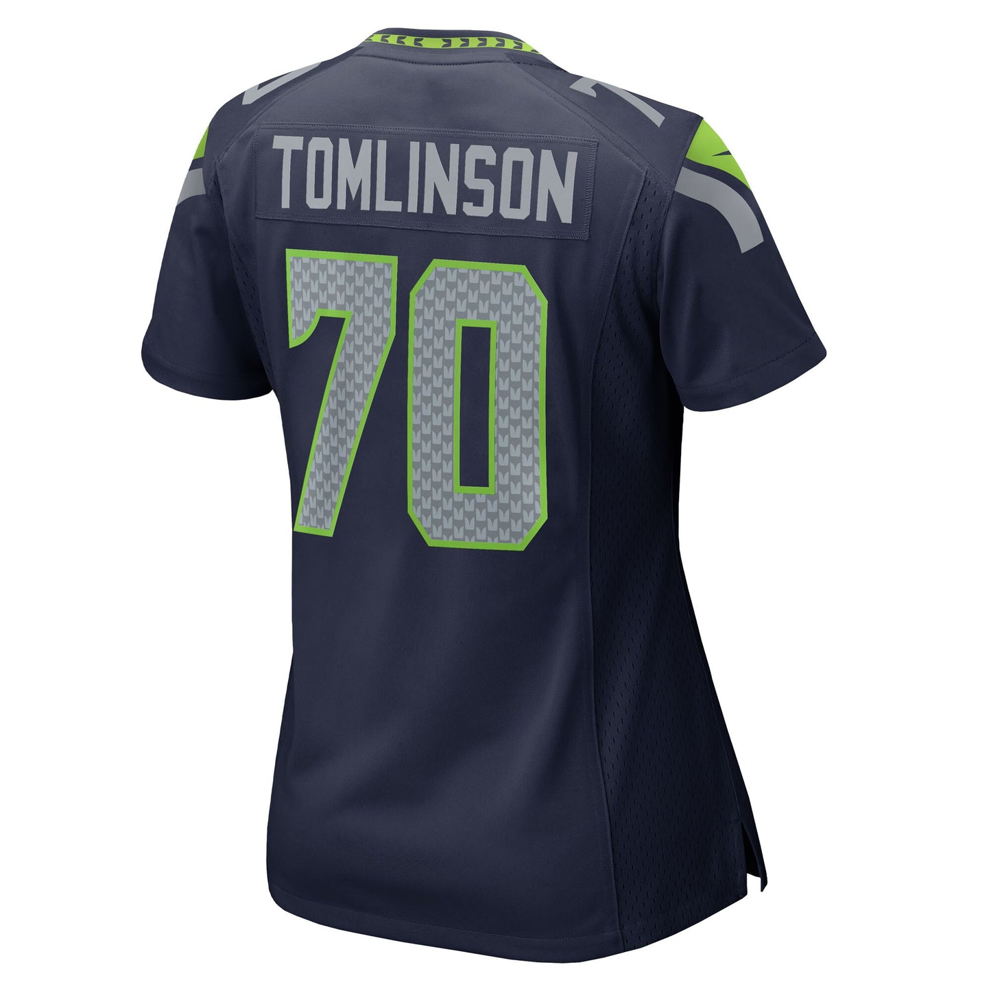 Seattle Seahawks Laken Tomlinson College Navy Team Game Jersey JS2677