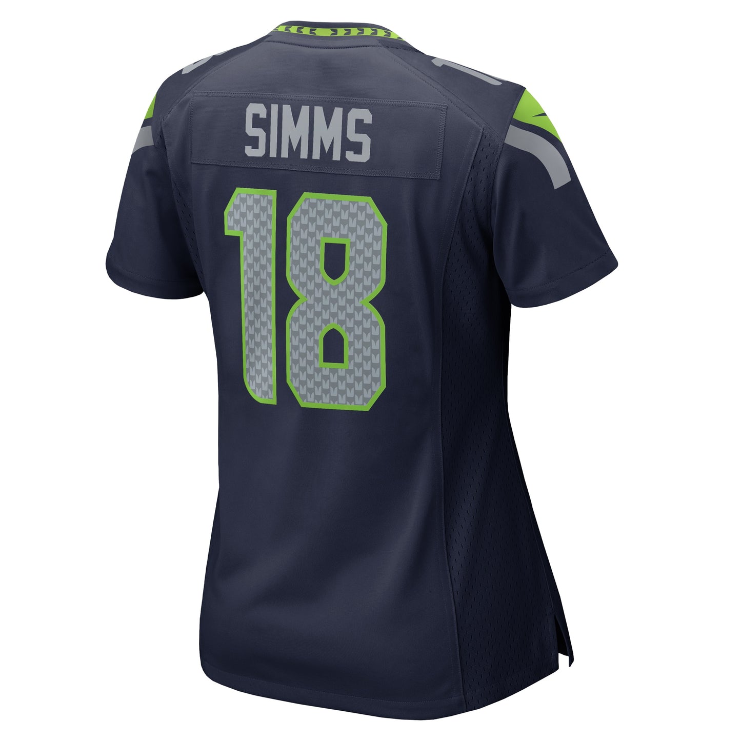 Seattle Seahawks Marcus Simms College Navy Game Jersey JS1329