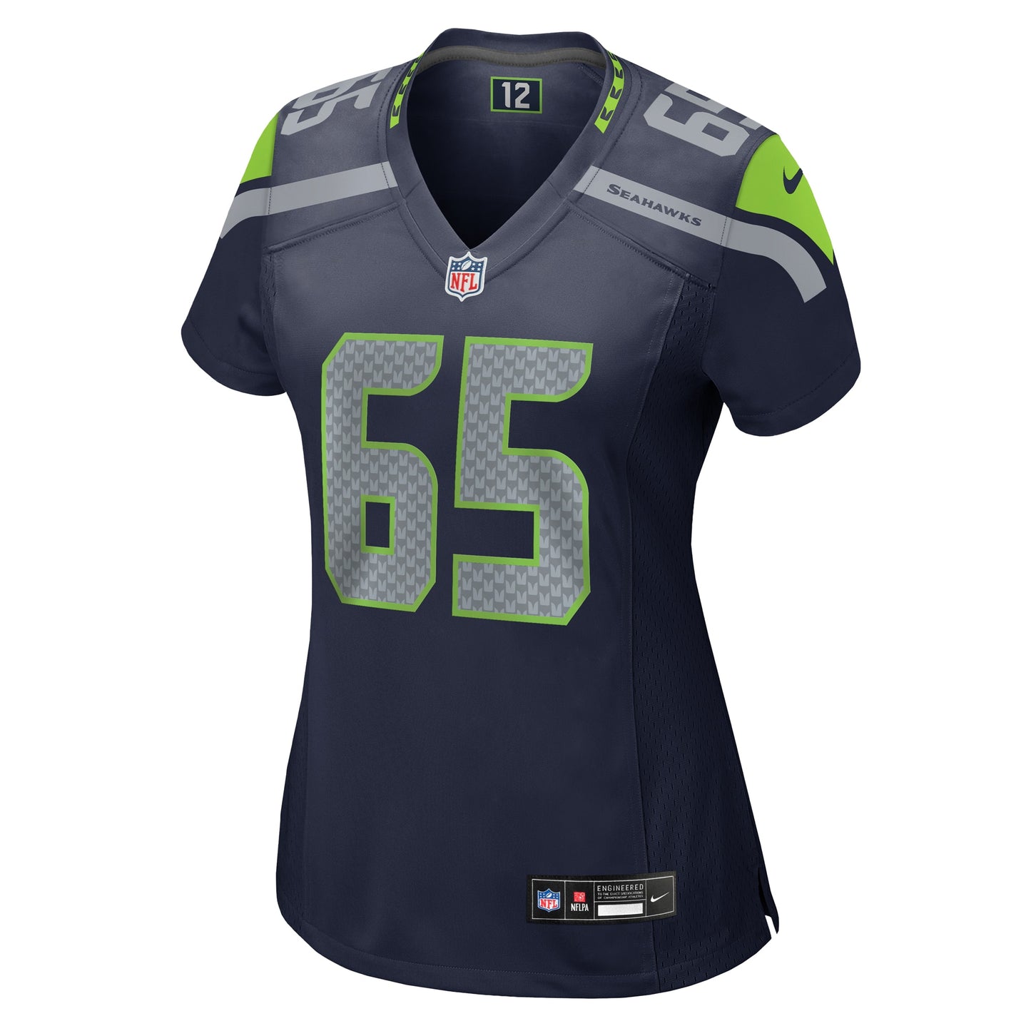 Seattle Seahawks Michael Jerrell College Navy Game Jersey JS8667