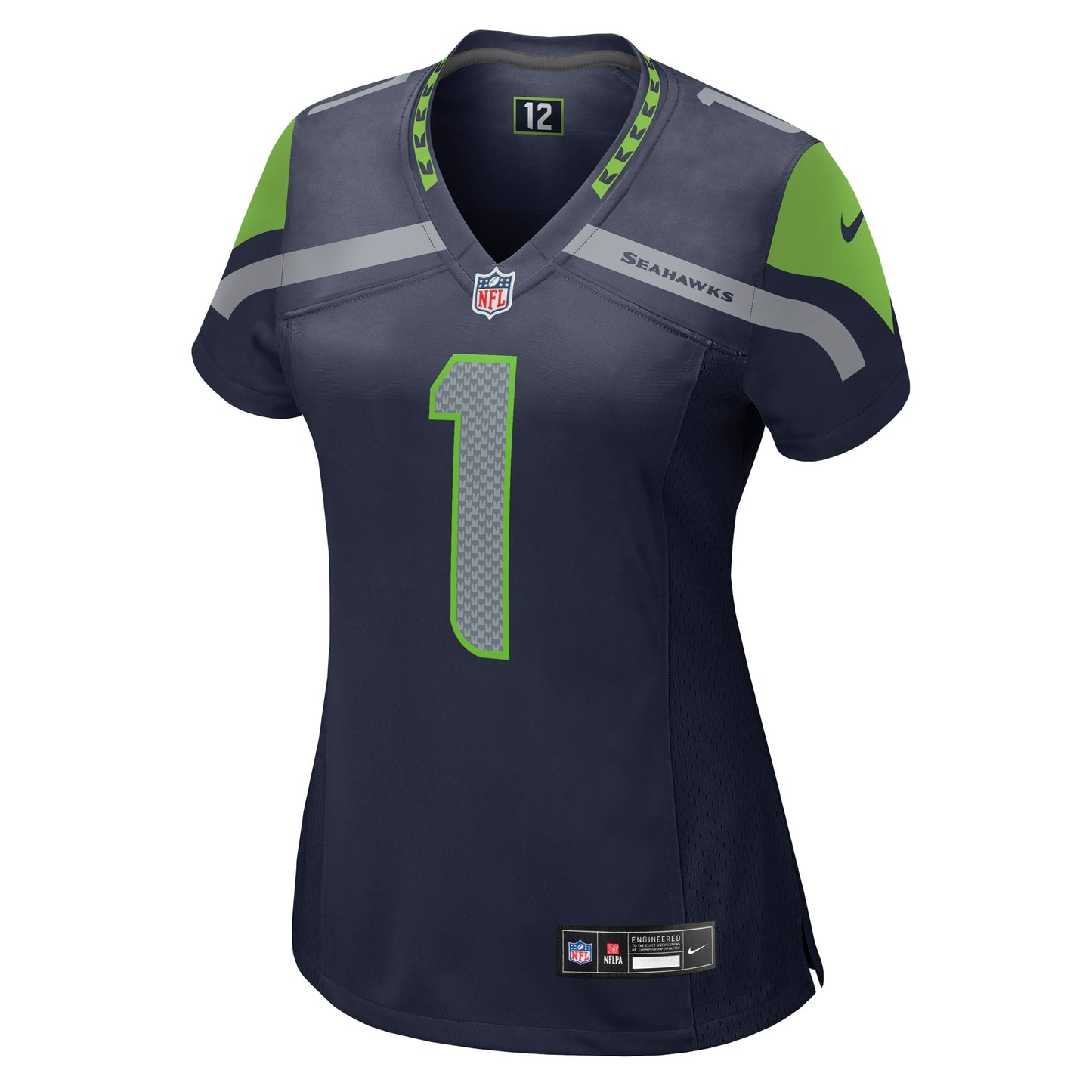 Seattle Seahawks Number 1 Mom College Navy Game Jersey JS7313