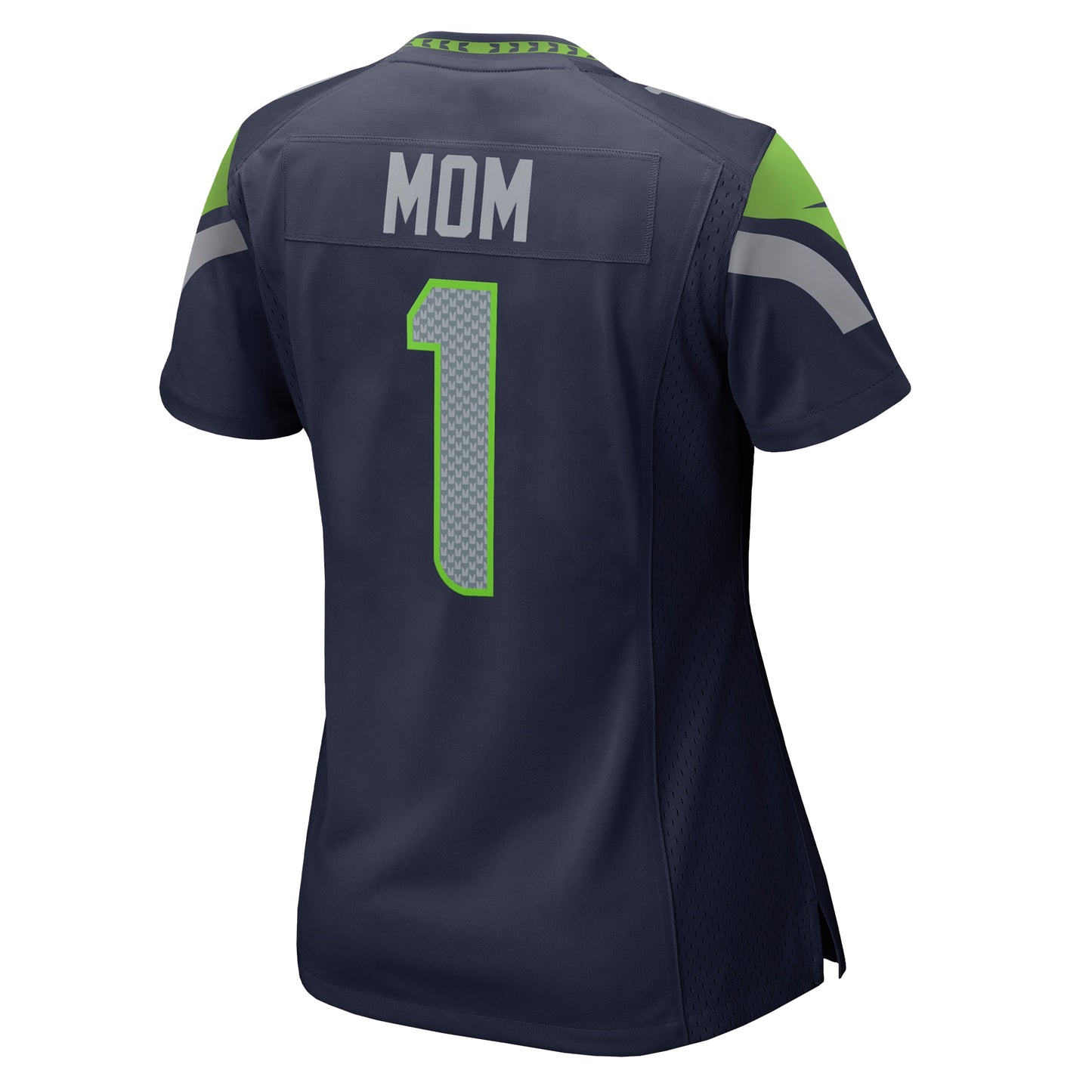 Seattle Seahawks Number 1 Mom College Navy Game Jersey JS7313