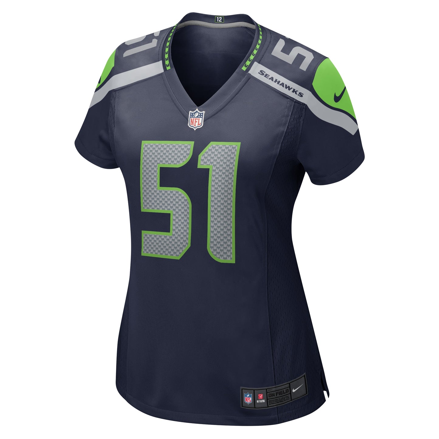 Seattle Seahawks Olusegun Oluwatimi College Navy Game Jersey JS7692