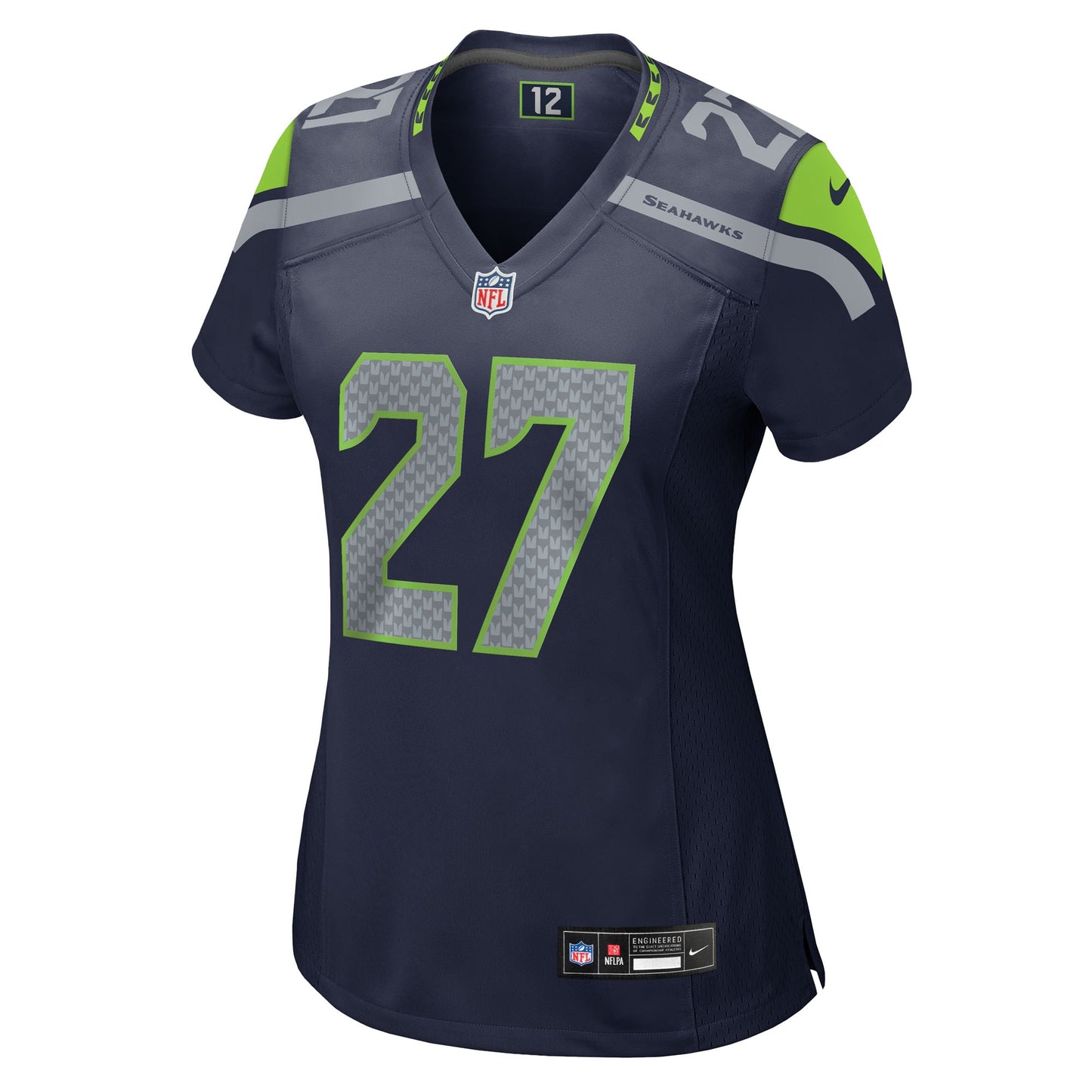 Seattle Seahawks Riq Woolen College Navy Team Game Jersey JS3221