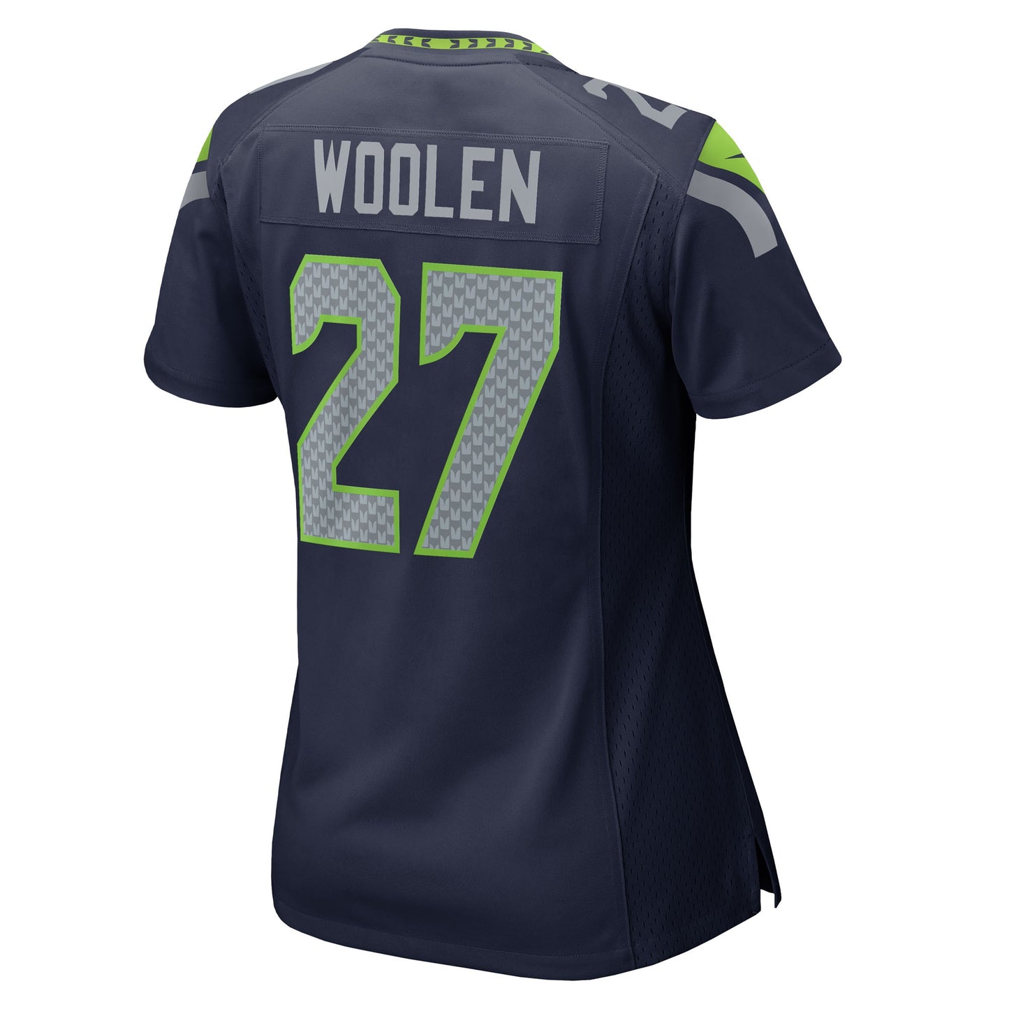Seattle Seahawks Riq Woolen College Navy Team Game Jersey JS3221