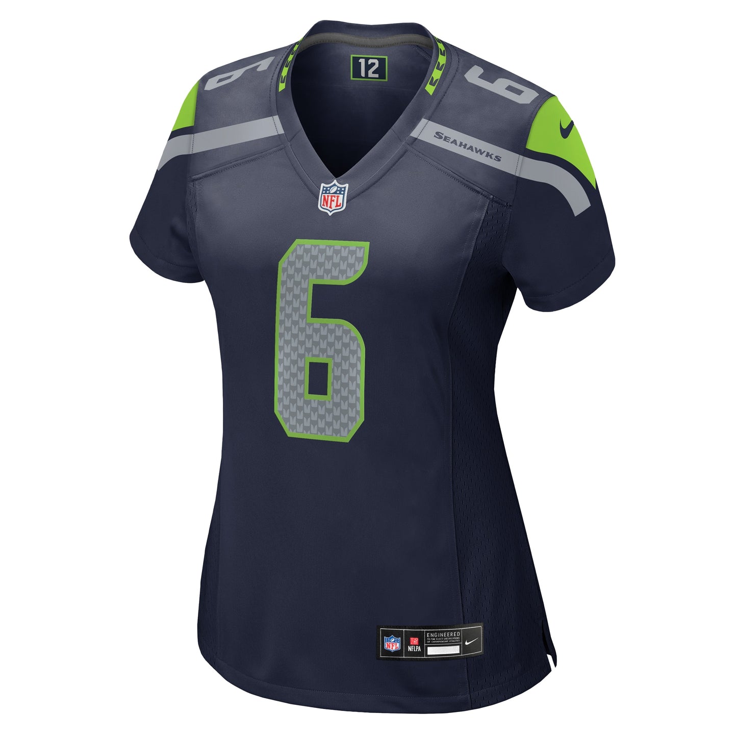 Seattle Seahawks Sam Howell College Navy Game Jersey JS4605